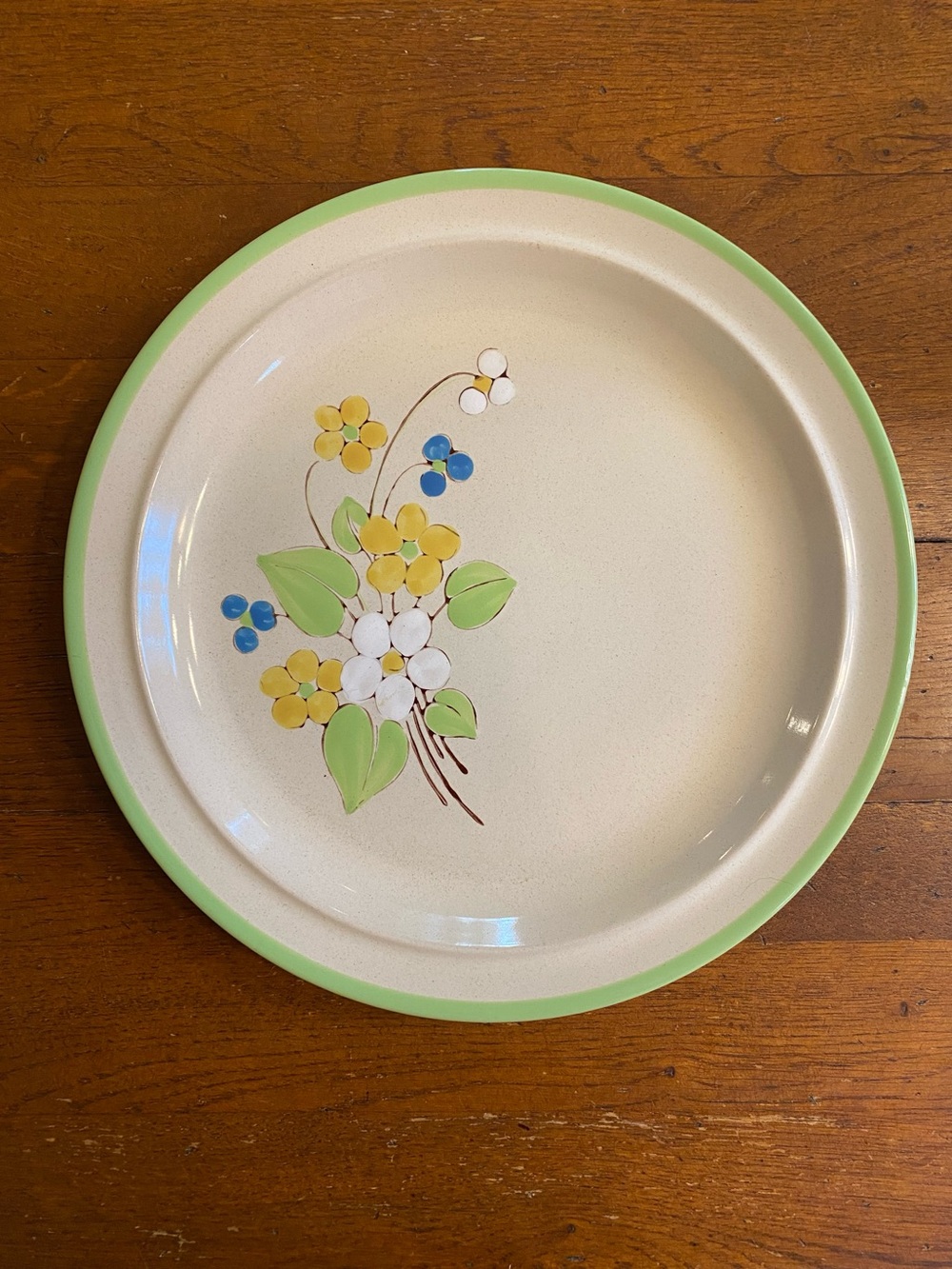 Vtg JI Stonecrest Andre Ponche April Song Flowers Floral Motif Dinner Plate